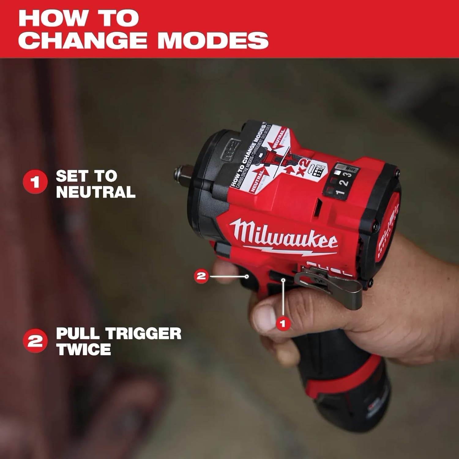 Milwaukee Electric - M12 FUELTRADE Stubby 3/8 Impact Wrench