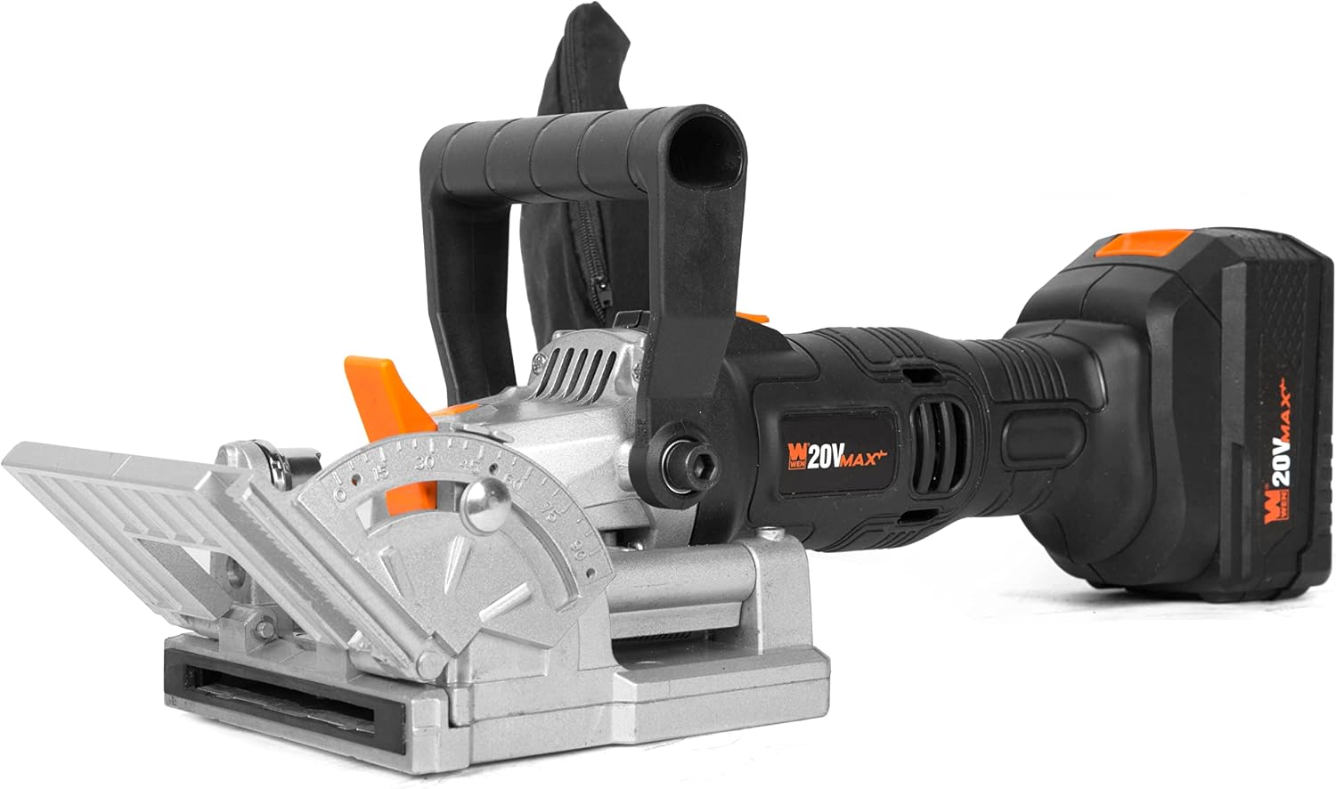WEN Cordless Plate and Biscuit Joiner Kit with 20V Max 4.0Ah Battery and Charger (20648)