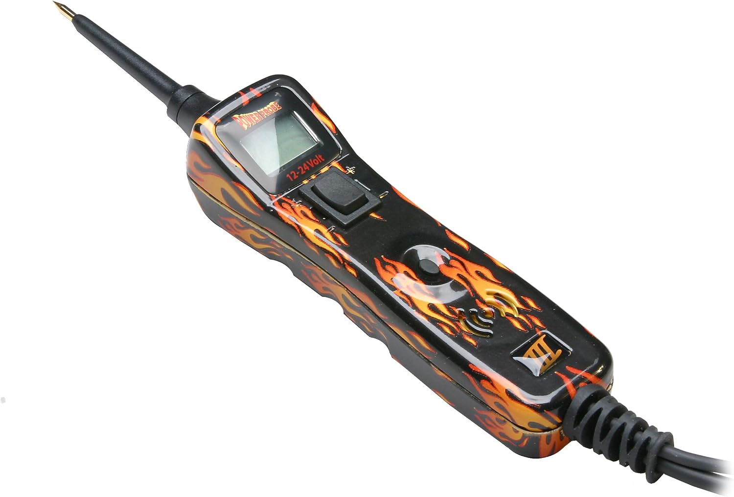 Power Probe III w/Case & Accessories - (PP319FTC) [Car Automotive Diagnostic Test Tool, Digital Volt Meter, AC/DC Current Resistance, Circuit Tester] (Fire - Limited Edition)