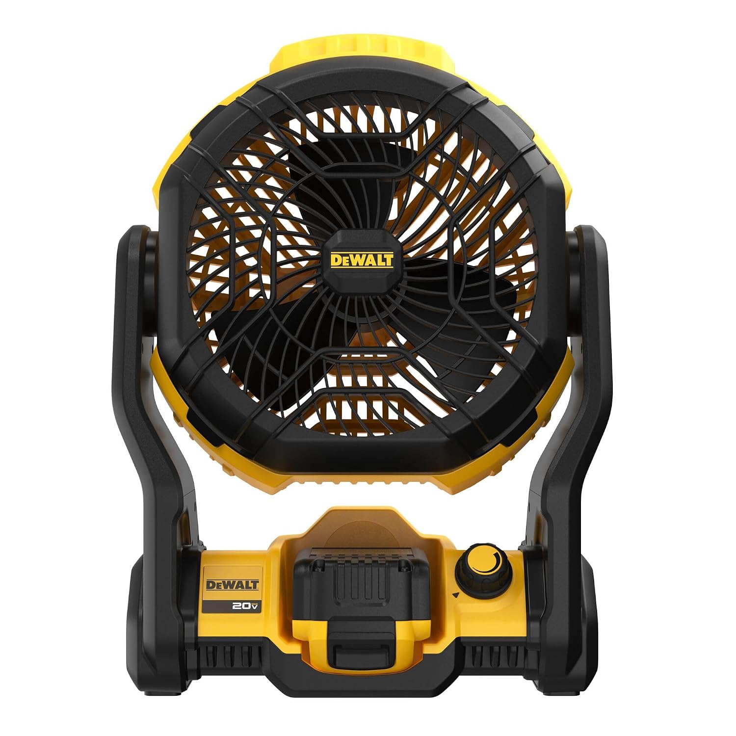 DEWALT 20V MAX Cordless Jobsite Fan, Battery Powered Rechargeable Fan Portable, Battery and Charger Included (DCE512P1)
