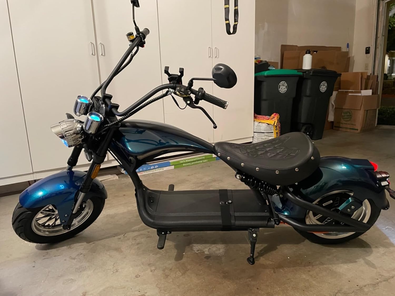 eAhora M1P 2000W Electric Motorcycle for Adults,37MPH 60V 30Ah Large Battery 40 Miles Range,Dual Hydraulic Brakes Full Suspension,Street Legal Electric Motorcycle for Commuting