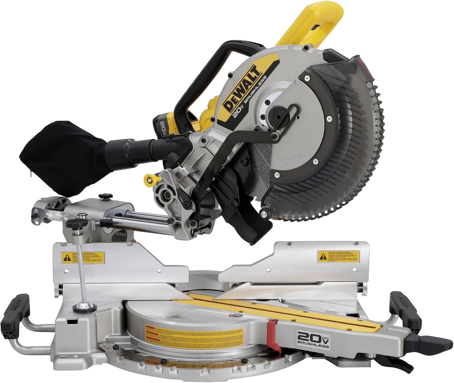 DEWALT 20V MAX XR 12 in. Double Bevel Sliding Miter Saw Kit (DCS785WW1)