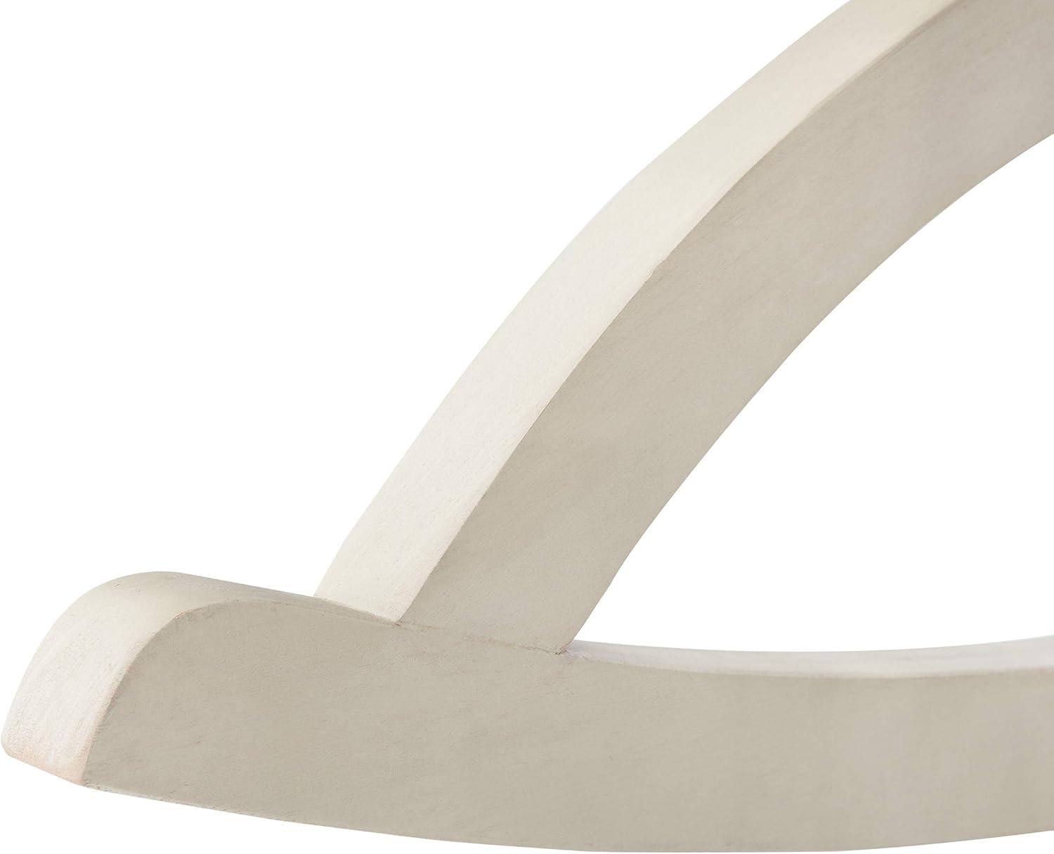 SAFAVIEH Outdoor - Sonora Rocking Chair - White Washed - Solid Wood - Transitional British Slatted Design - Ideal for Patio, Deck, Porch, Backyard, 17.7' Seat Height (PAT7016C)