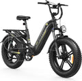 FREESKY 2026 Upgraded Rocky Pro Torque Sensor Electric Bike for Adults, 48V 25Ah Samsung Cells Battery, 105 Miles Range, 33MPH Fat Tire Step-Thru E Bike, 20' Full Suspension Cargo Bicycles, 8-Speeds