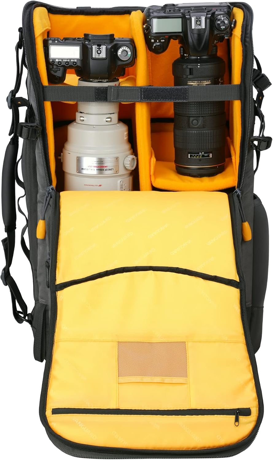 VANGUARD Alta Sky 68 Camera Backpack for pro DSLR/Mirrorless Camera with Grip Attached and 600mm/800mm lens