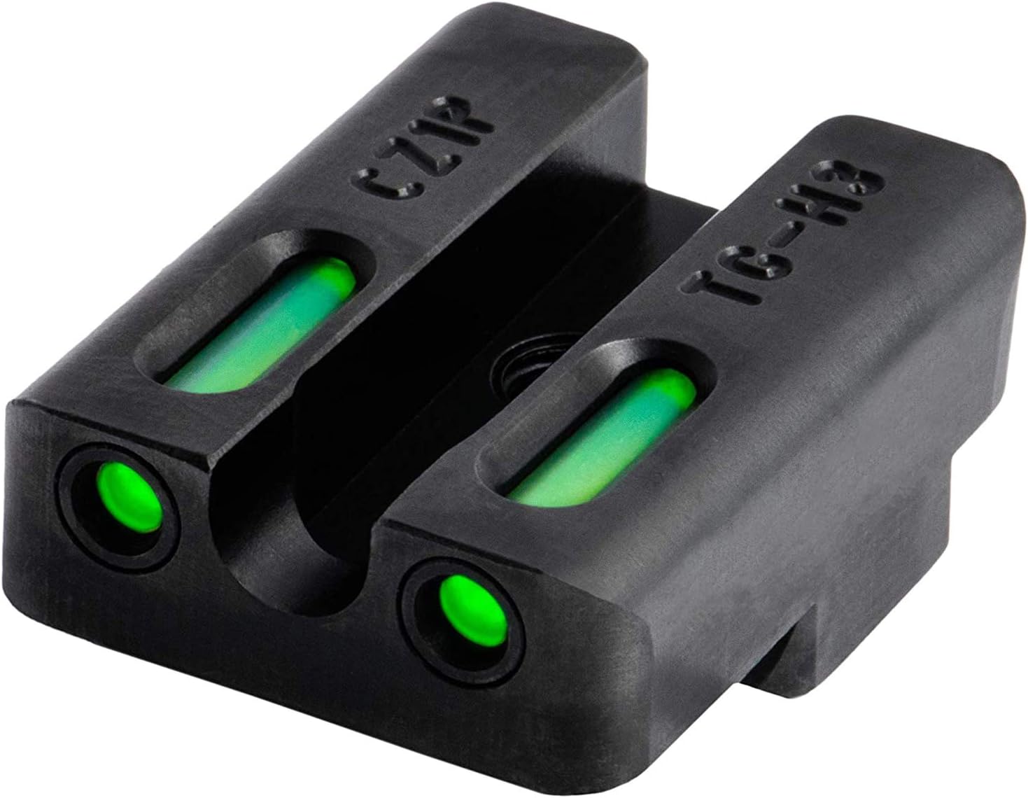 Truglo TFX PRO Handgun Sight, Glowing Shock Proof Tritium and Fiber Optic Night Sight for Handguns, Compact, Durable, and Snag Free Sight