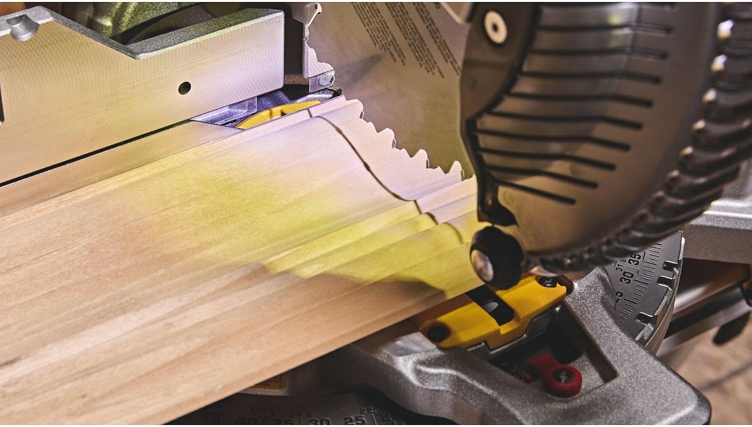 DEWALT 20V MAX XR 10 in. Double Bevel Fixed Miter Saw Kit (DCS714WW1)