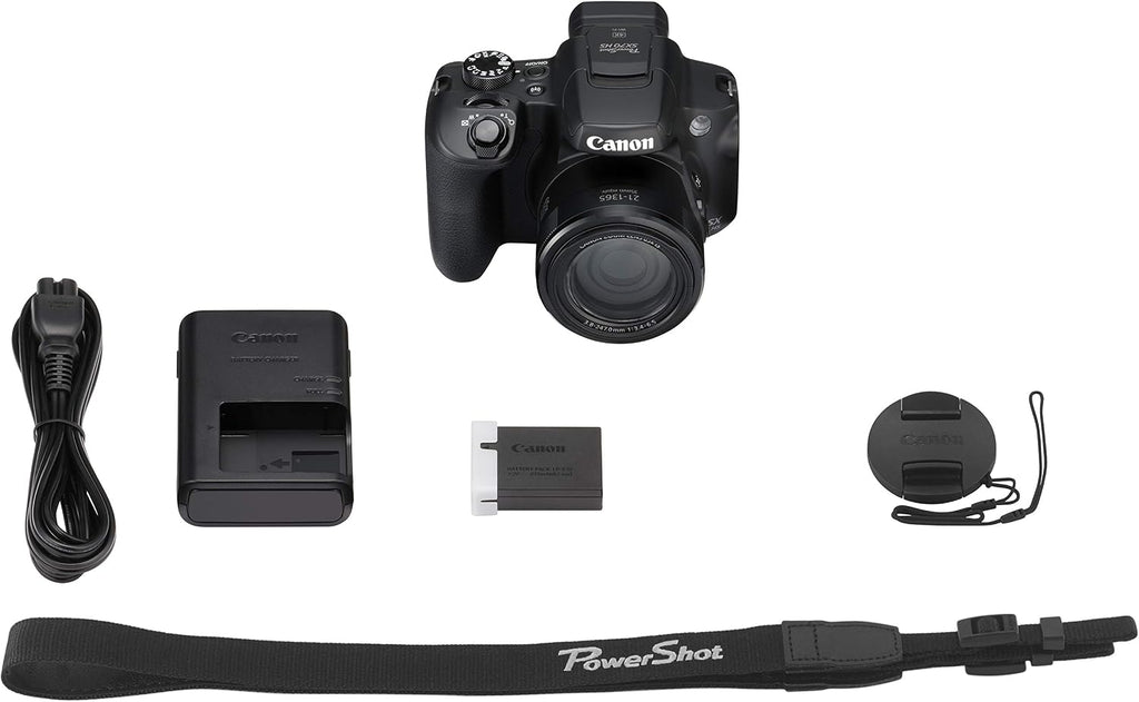 Canon PowerShot SX70 HS 1/2.3' Bridge Camera 20.3 MP CMOS 5184 x 3888 Pixels Black
