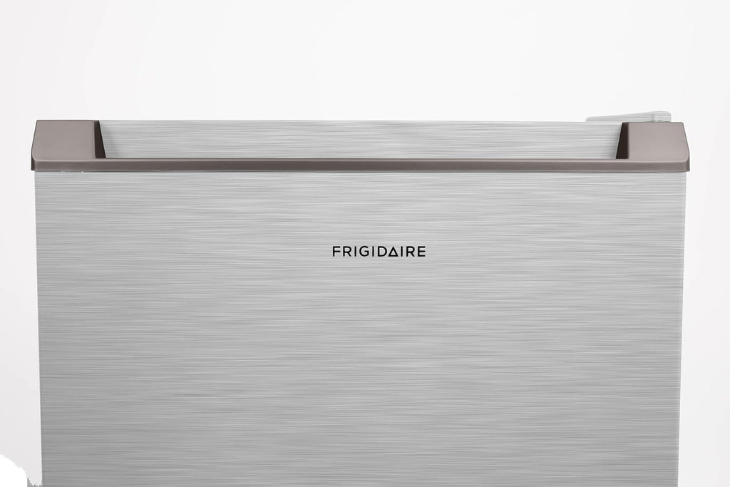 Frigidaire Compact Refrigerator with Top Freezer - 2 Door Fridge with 3.2 Cu Ft, Contemporary Series, Platinum