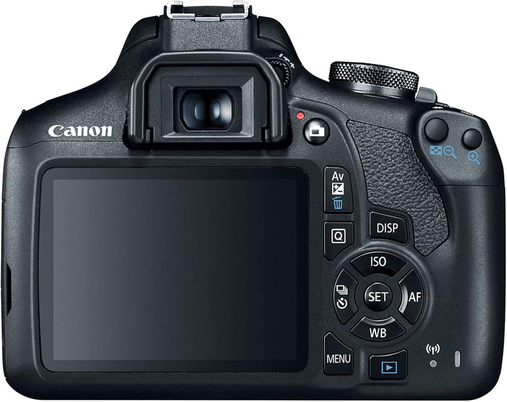 Canon EOS Rebel T7 DSLR Camera with 18-55mm f/3.5-5.6 Lens| 24.1MP APS-C CMOS Sensor | Full HD 1080/30 | DIGIC 4+ with, 64GB Memory, Filter, More (Renewed)