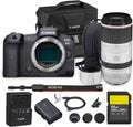 Canon EOS R5 Mirrorless Camera | 45MP Full Frame Sensor 8K Video | in-Body Image Stabilization and Dual Pixel AF for Hybrid Creators (4147C002) + Canon RF 100-500mm Lens + 64GB Card + Bag