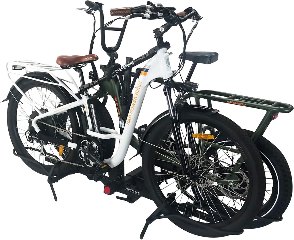 Hollywood Racks Sport Rider 2' Hitch Bike Rack, Carries 2 Bikes up to 80 lbs Each for Standard, Fat Tire and Electric Bicycles - Heavy Duty, Foldable Ebike Rack for Car, Truck, and SUV