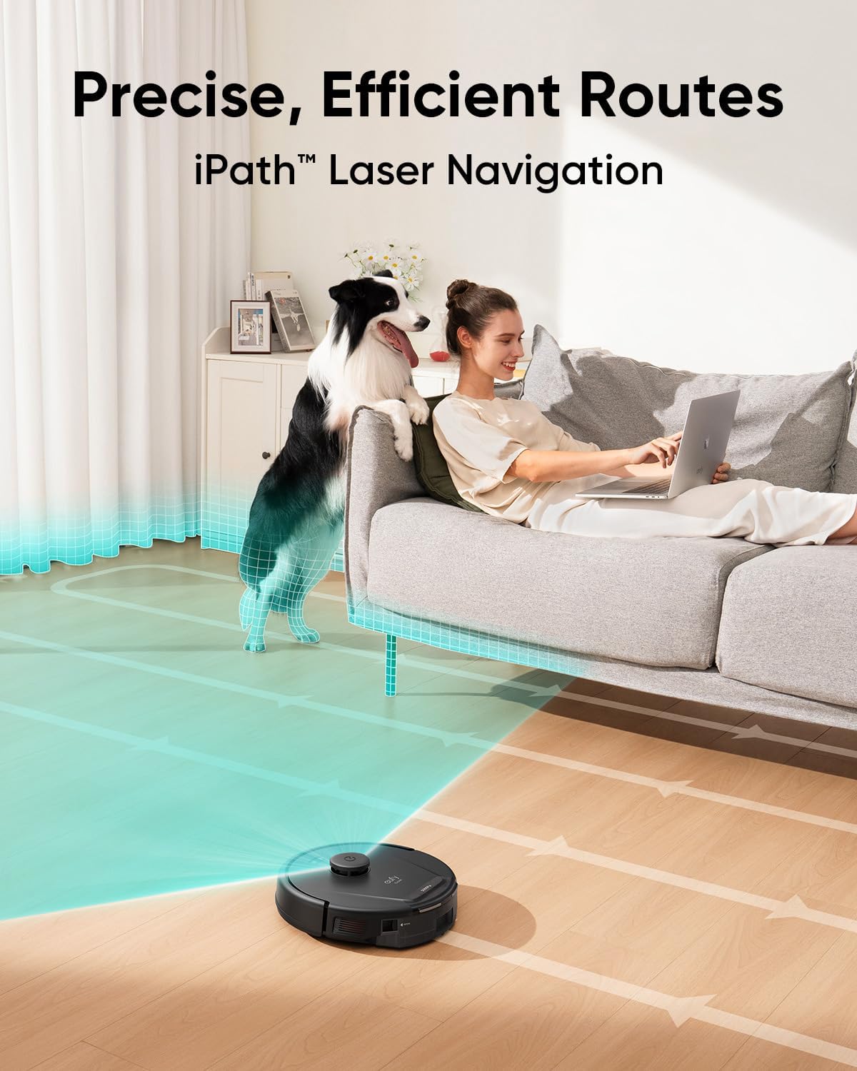 eufy L60 Robot Vacuum with Self Empty Station, Hair Detangling Technology, Up to 60 Days Hands Free Cleaning, 5,000 Pa Suction (Renewed)