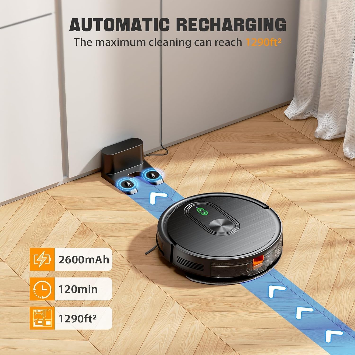 Robot Vacuum Cleaner & 2 in 1 Vacuuming JSL