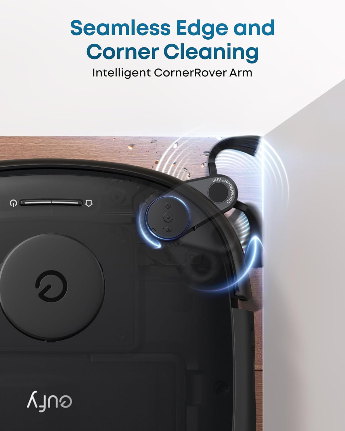 eufy Certified Like-New Robot Vacuum E28, Portable Deep Cleaner for Carpet, HydroJet System with Roller Mop, All-in-One Robot Vacuum and Mop Combo, Corner-to-Edge Cleaning (Renewed)