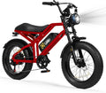 Qlife Electric Bike for Adults/Teens Spark-1500W Peak Motor 20' Fat Tires 28MPH(Unlock to 35MPH) Dirt Bike, 624-1248Wh Removable Battery Ebike, Dual Suspension & Brakes Motorcycle, 21-Speed Bicycle