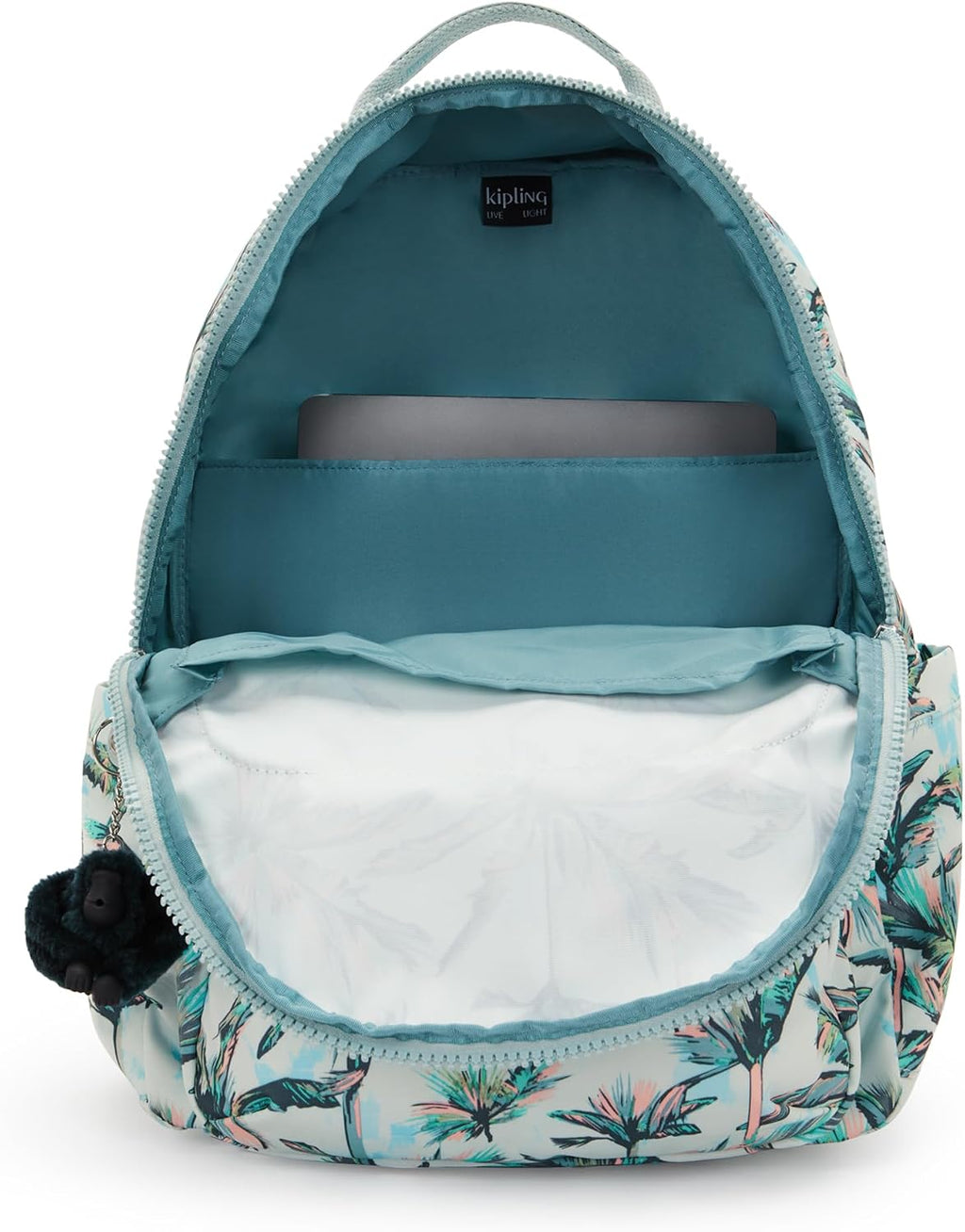 Kipling Women's Seoul Prt 15' Laptop Backpack, Durable, Roomy with Padded Shoulder Straps, Built-In Protective Sleeve