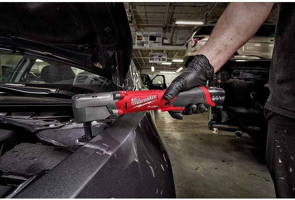 Milwaukee 2565-20 M12 FUEL Lithium-Ion 1/2 in. Cordless Right Angle Impact Wrench with Friction Ring (Tool Only)