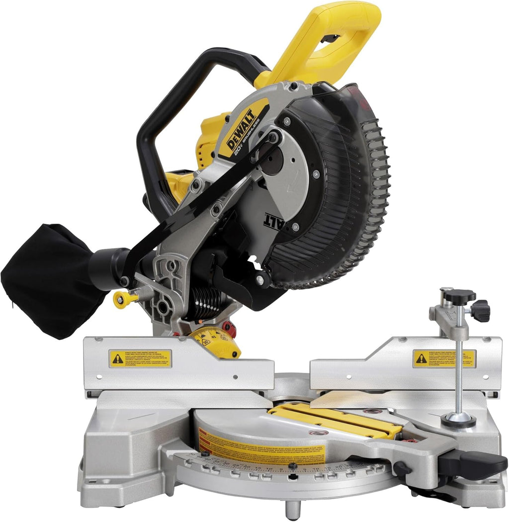 DEWALT 20V MAX XR 10 in. Double Bevel Fixed Miter Saw Kit (DCS714WW1)