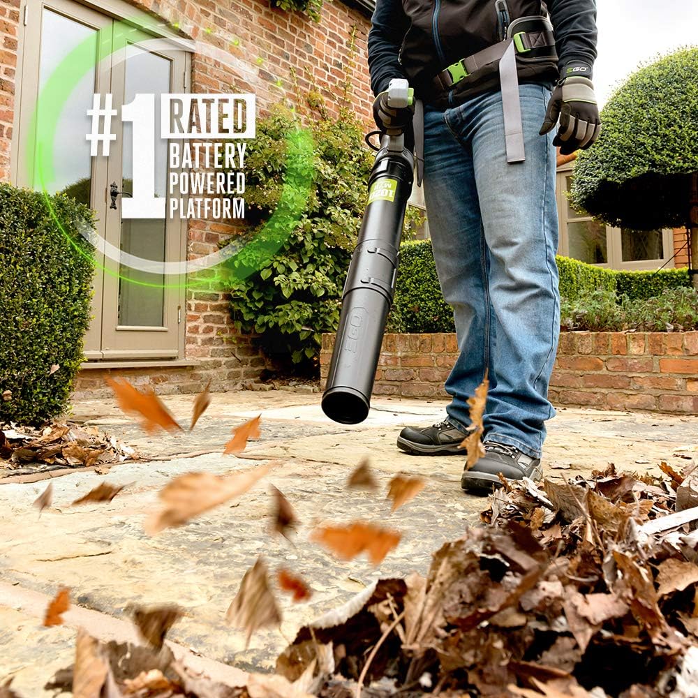 EGO POWER+ Backpack Leaf Blower, Cordless Electric 600 CFM, Includes 56V 7.5Ah Battery and Charger - LB6003