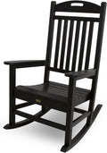 Trex Outdoor Furniture by Polywood Yacht Club Rocker Chair, Charcoal Black (TXR100CB)