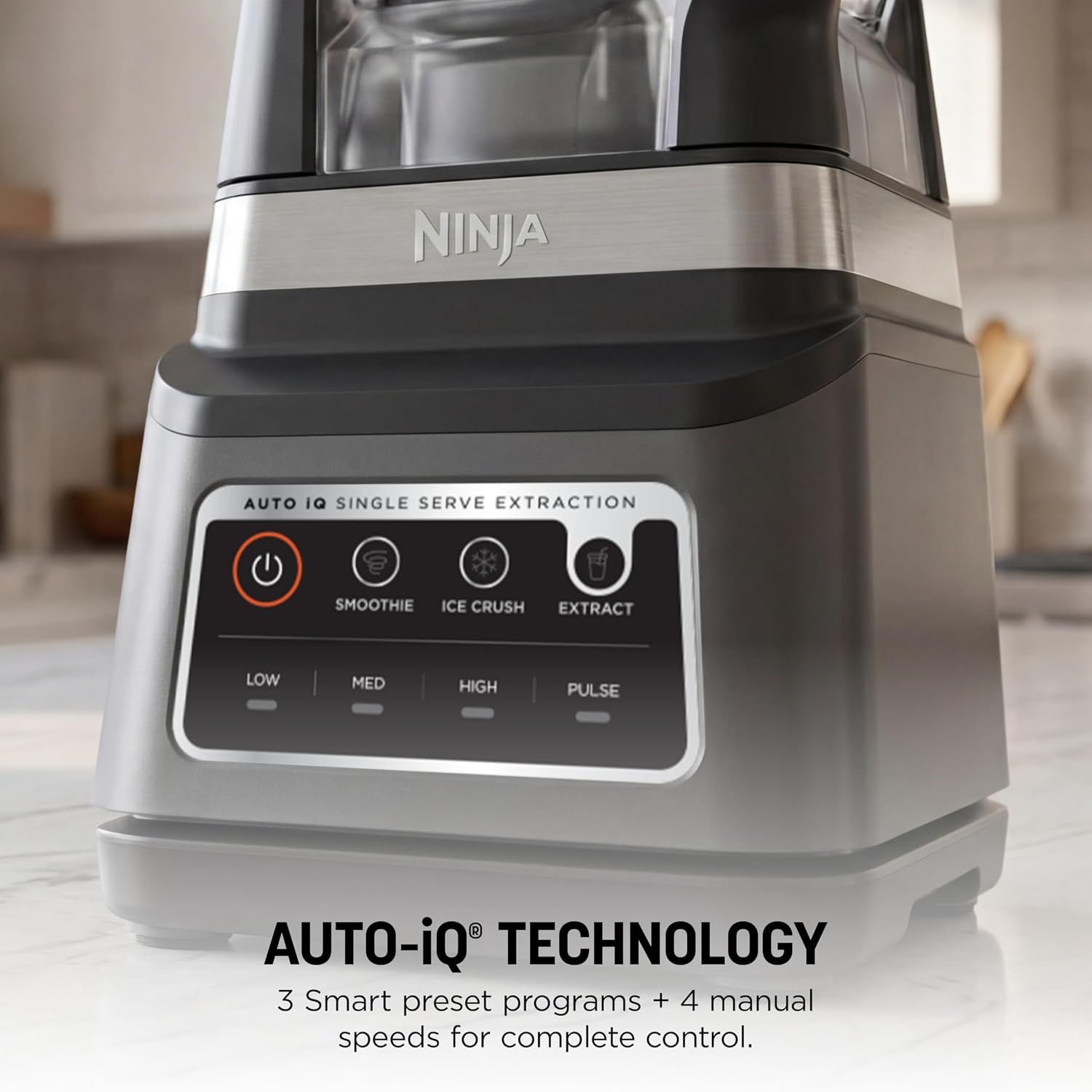 Ninja BN751 Professional Plus DUO Blender, 1400 Peak Watts, 3 Auto-IQ Programs for Smoothies, Frozen Drinks & Nutrient Extractions, 72-oz. Total Crushing Pitcher & (2) 24 oz. To-Go Cups, Black