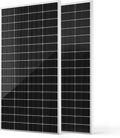 HQST N-Type 16BB 200 Watt Solar Panel, Compact & Lightweight Solar Panels with 30 Years Lifespan, up to 25.4% Efficiency, Grade A+ Cell, IP65 for RV, Van, Trailer, Marine, Rooftop, Farm, Off Grid-2Pcs