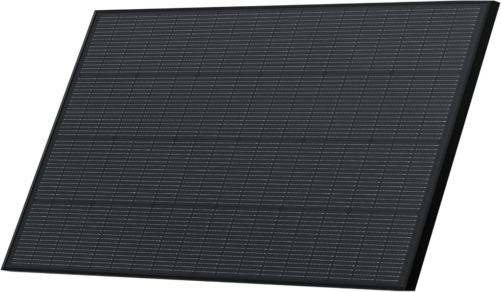 EF ECOFLOW 175W Solar Panel, 25% High-Efficiency N-Type Solar Cell, IP68 Waterproof Rate, Plug-&-Play Solar Panels for Camping, RV, Home, Designed for Class B Vans (Mounting Feet Included)