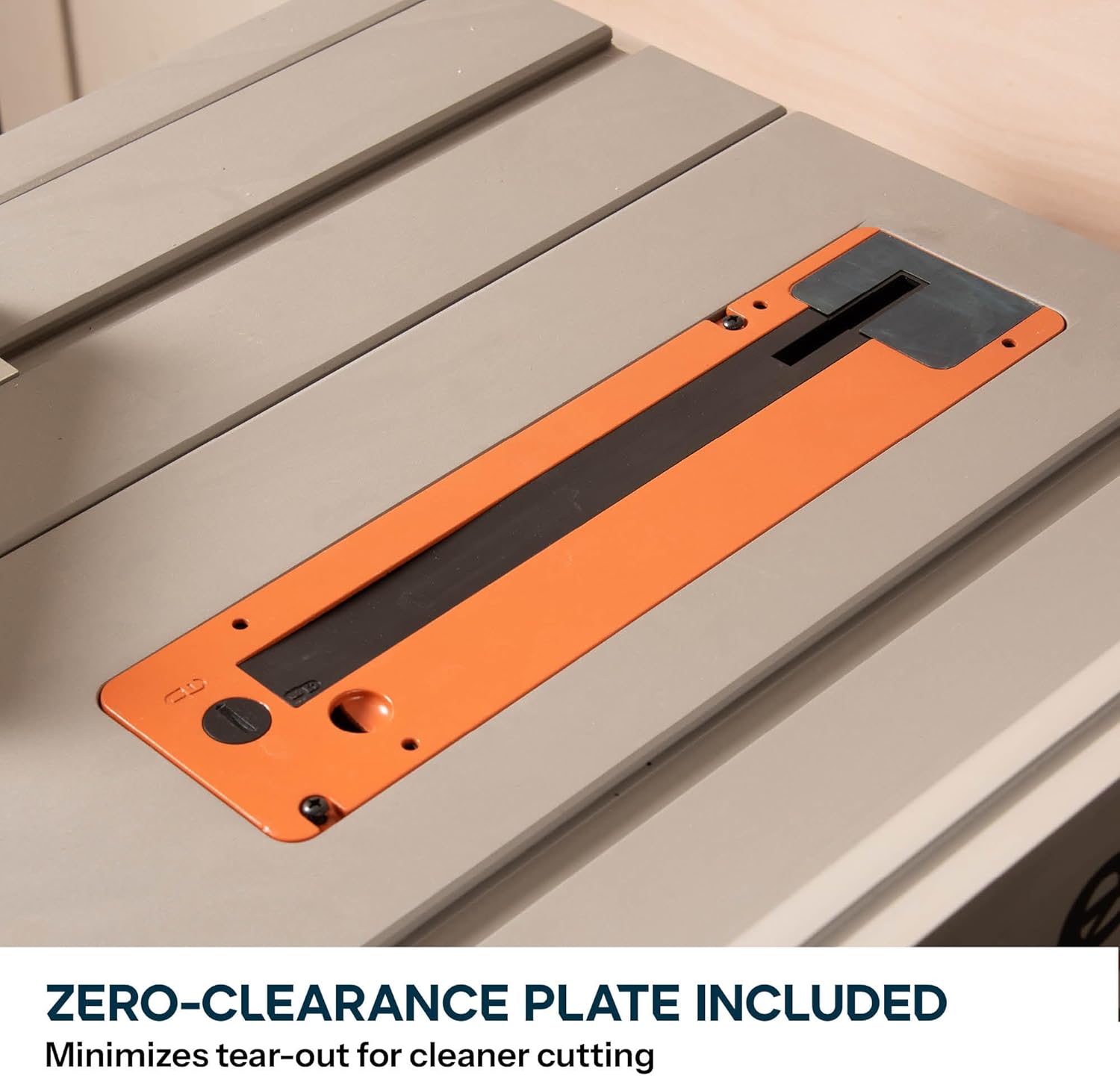 Evolution R10TS 10' Jobsite Table Saw | Zero-Clearance Throat Plate | Dado Plate Included | 15A Motor | 26' Rip | 3-3/8' Cut | 0-45° Bevel | Precision Fence | Heavy Duty Portable Woodworking Saw
