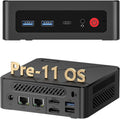 C4 Mini PC | Ryzen 5 3550H |16GB DDR4 RAM |512GB NVMe SSD | Dual 1GbE | 4K Triple Display, HDMI+DP+USB-C, WiFi 5, BT 5.0,11 Pro OS
