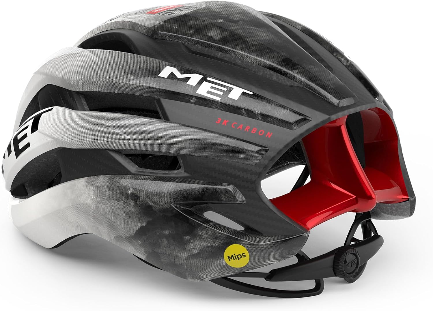 MET Trenta 3K Carbon MIPS Road Bike Helmet | Aerodynamic Racing Helmet for Adults, Carbon Fiber Construction, MIPS AIR Tech, Sunglasses Port