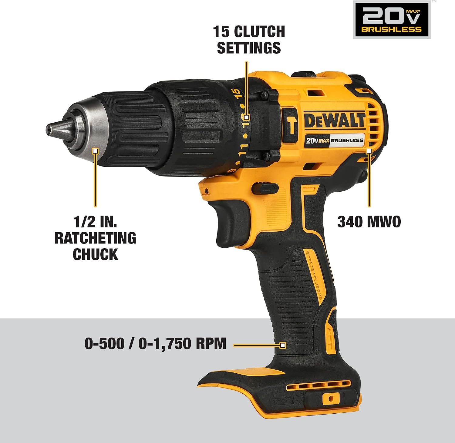 DEWALT 20V MAX* BRUSHLESS 6 Tool Kit (DCK675D2)