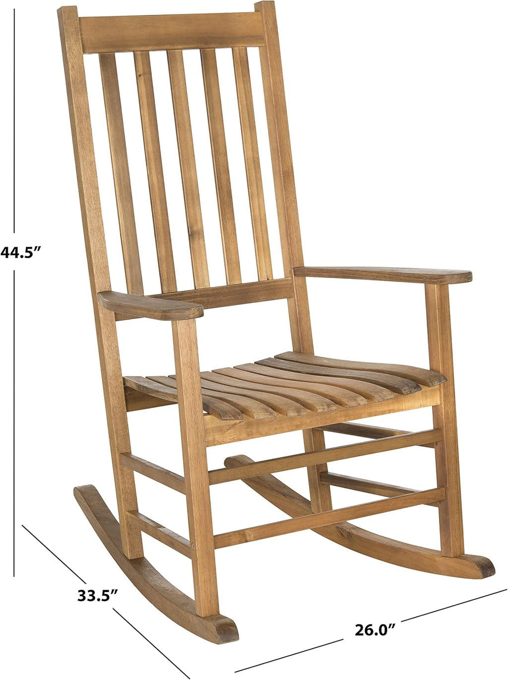 SAFAVIEH Outdoor Living Collection Shasta Rocking Chair