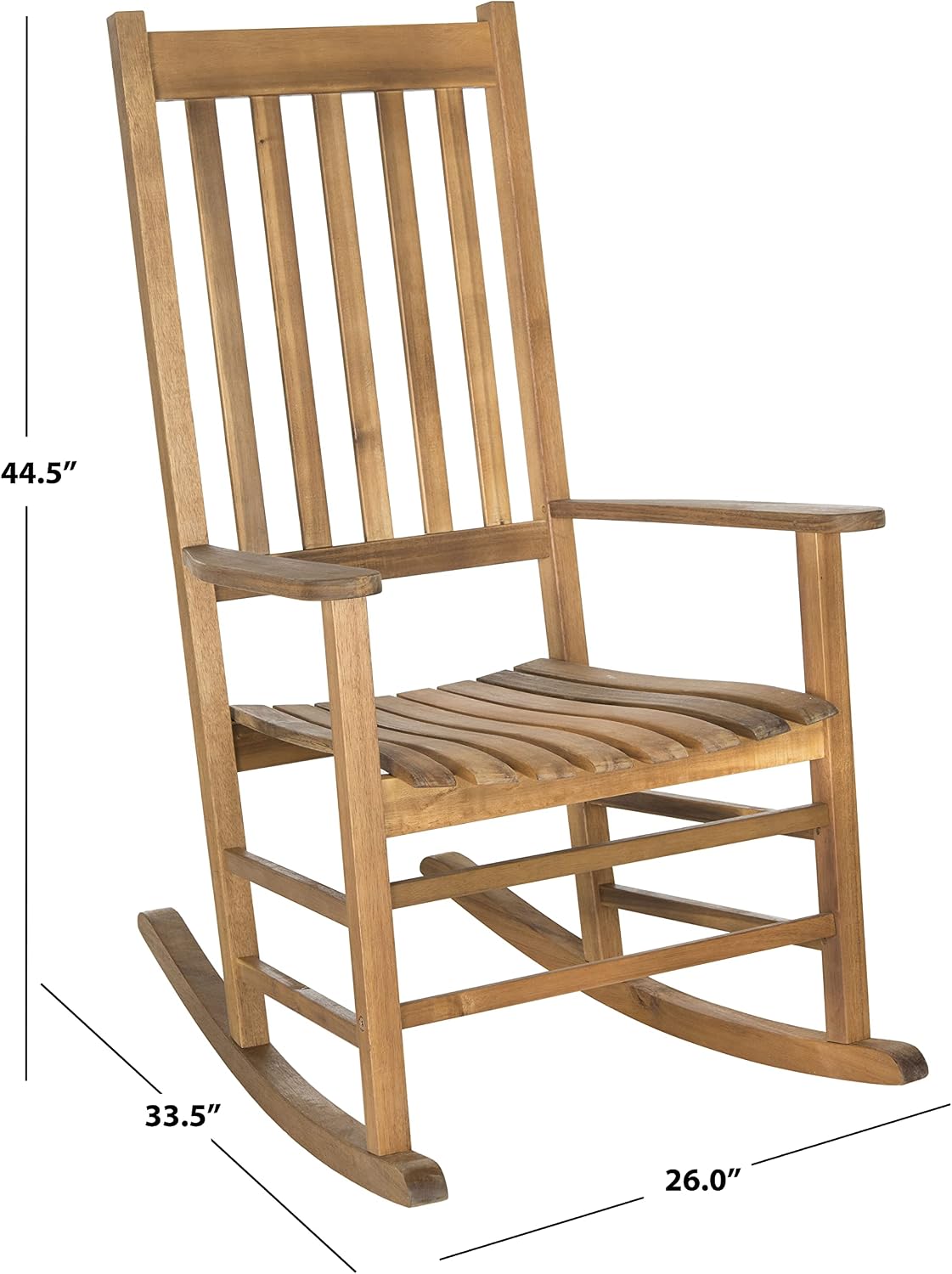 SAFAVIEH Outdoor Living Collection Shasta Rocking Chair