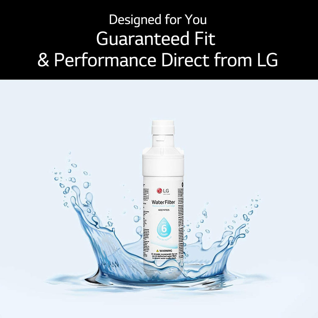 LG LT700P LT700P3 Refrigerator Water Filter, 3 Count (Pack of 1), White