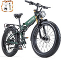 DAMSON Electric Bike for Adults Dual Motor AWD 5000W/3000W/1500W Peak 40MPH/30MPH Dirt Ebike, 52V/48V Max-Output Up to 65/80/120/160 Miles Long Range, 26' Full Suspension Fat Tire Mountains Bicycle