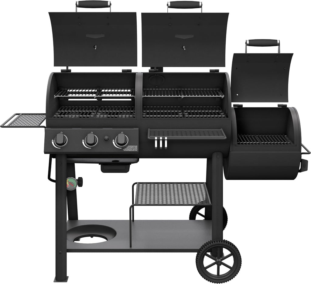 Oklahoma Joe's Canyon Combo DLX Charcoal and Propane Gas Smoker & Grill - 24203005