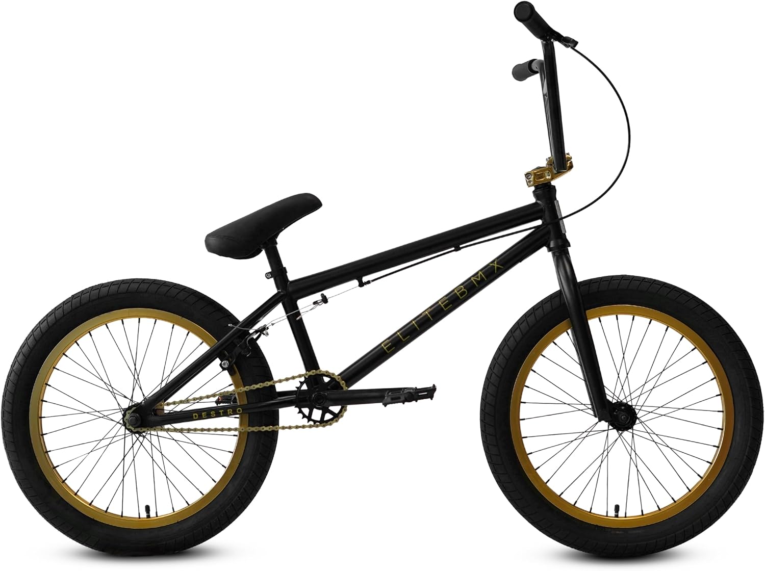 Elite BMX Bicycle 18', 20' & 26' BMX Bike for Teen Bike and Adult Bikes - Freestyle BMX Bike All Models Come with 3 Piece BMX Crankset
