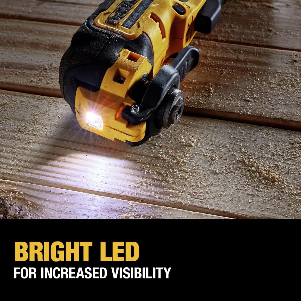 DEWALT XTREME 12V MAX Brushless Cordless Oscillating Tool with Blades and Adaptor, Bare Tool Only (DCS353B)