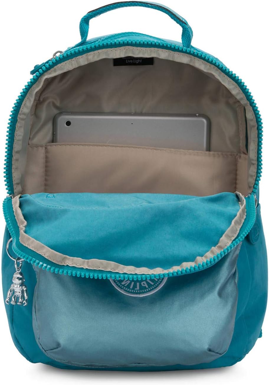 Kipling Women's Seoul 15' Laptop Backpack, Durable, Roomy with Padded Shoulder Straps, Built-In Protective Sleeve