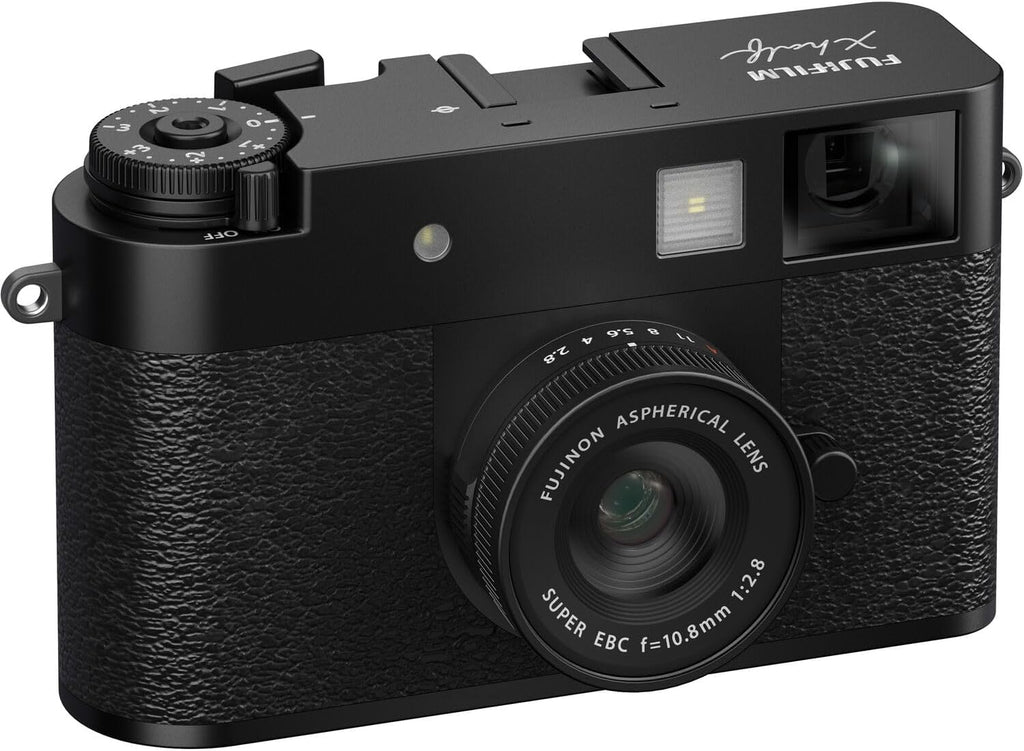 Fujifilm X Half Digital Camera (Black) Bundle with 64GB SD Card + Rope Wrist Strap + Camera Pouch + More Advanced Accessories | Fuji X Half Camera