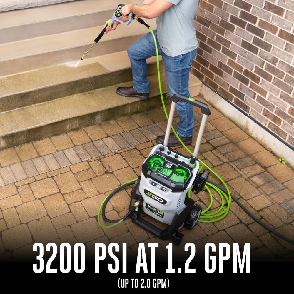 EGO Power+ Electric Pressure Washer, 3200 PSI Power Washer, Battery and Charger Not Included - HPW3200
