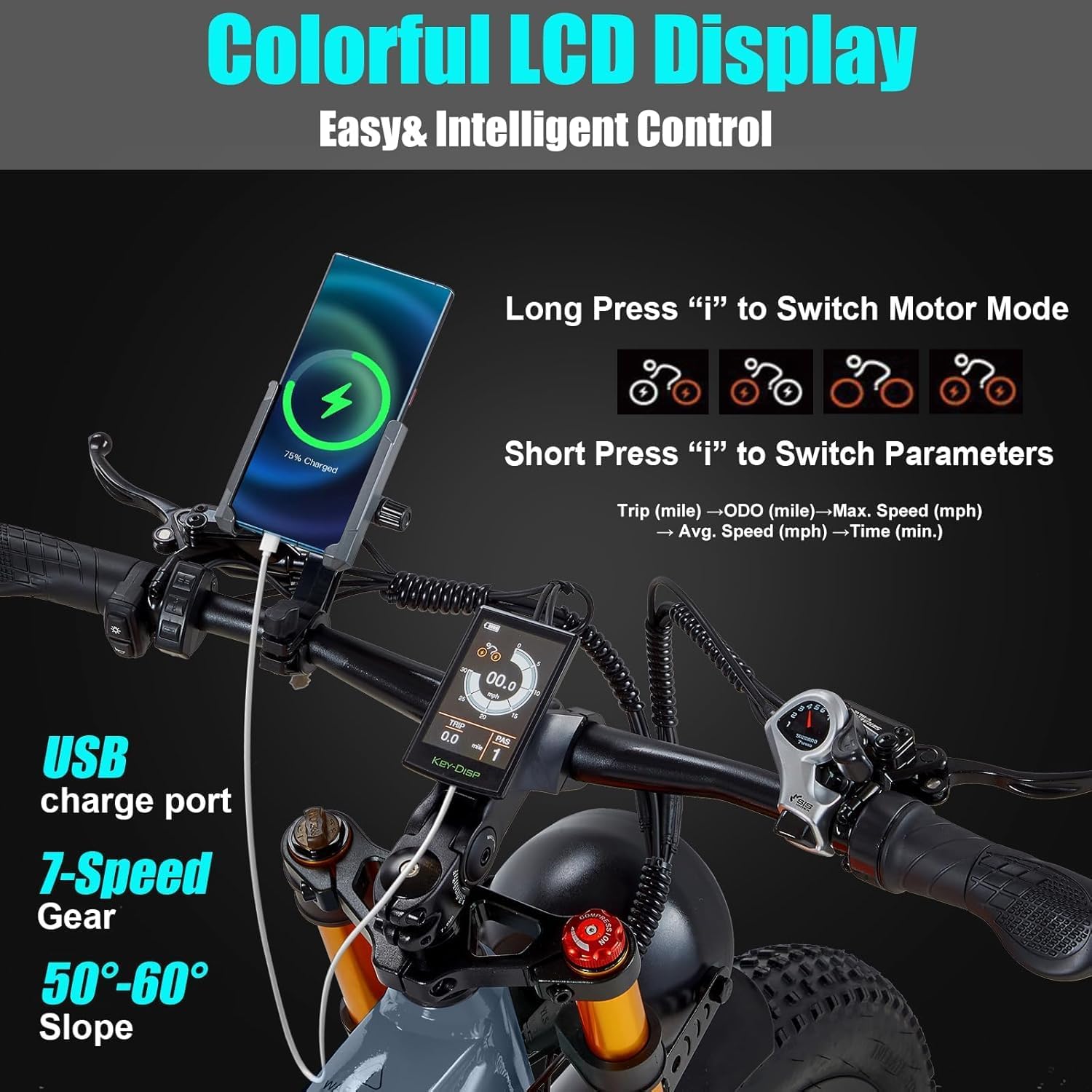 DAMSON Electric Bike for Adults Dual Motor AWD 5000W/3000W/1500W Peak 40MPH/30MPH Dirt Ebike, 52V/48V Max-Output Up to 65/80/120/160 Miles Long Range, 26' Full Suspension Fat Tire Mountains Bicycle