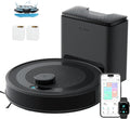 Lefant LiDAR Robot Vacuum Cleaner, 75 Day Self Emptying Robotic Vacuum and Mop,Multi-Floor Mapping，Roller Brush for Carpe， M2 Plus Black
