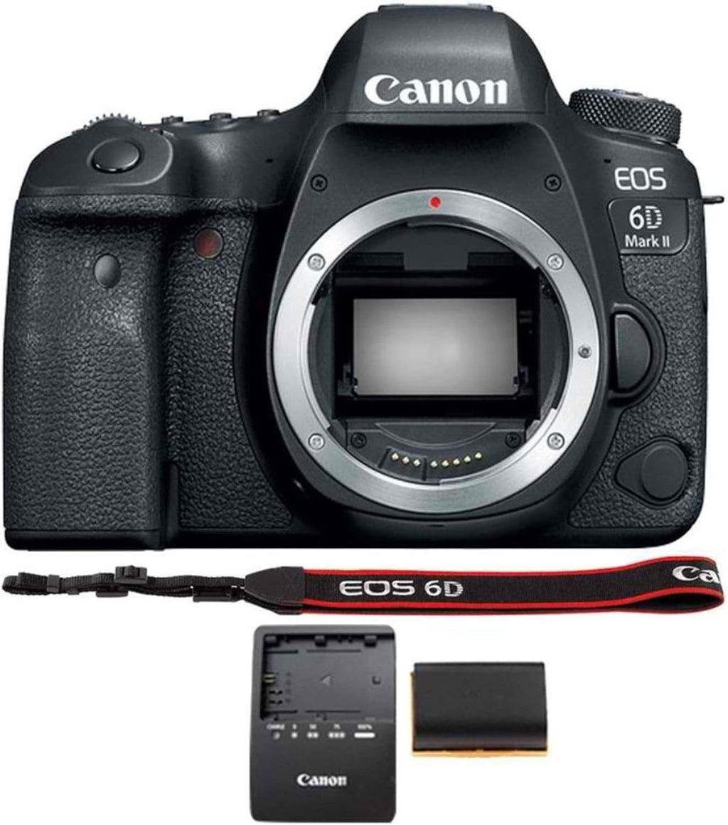 Canon EOS 6D Mark II Digital SLR Camera Body (Renewed)