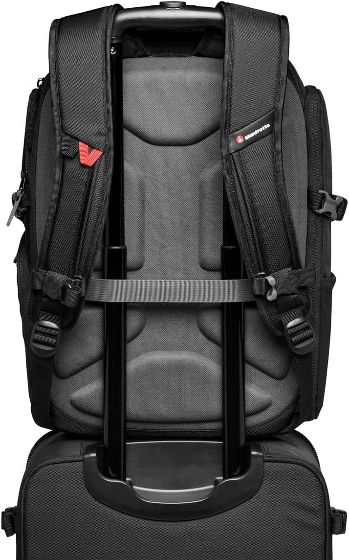 Manfrotto Advanced Travel III Photography Backpack for Camera and Laptop, Bag for Reflex/Mirrorless Camera with Lenses, with Interchangeable Dividers, Tripod Mount, Expandable Pocket, Side Access