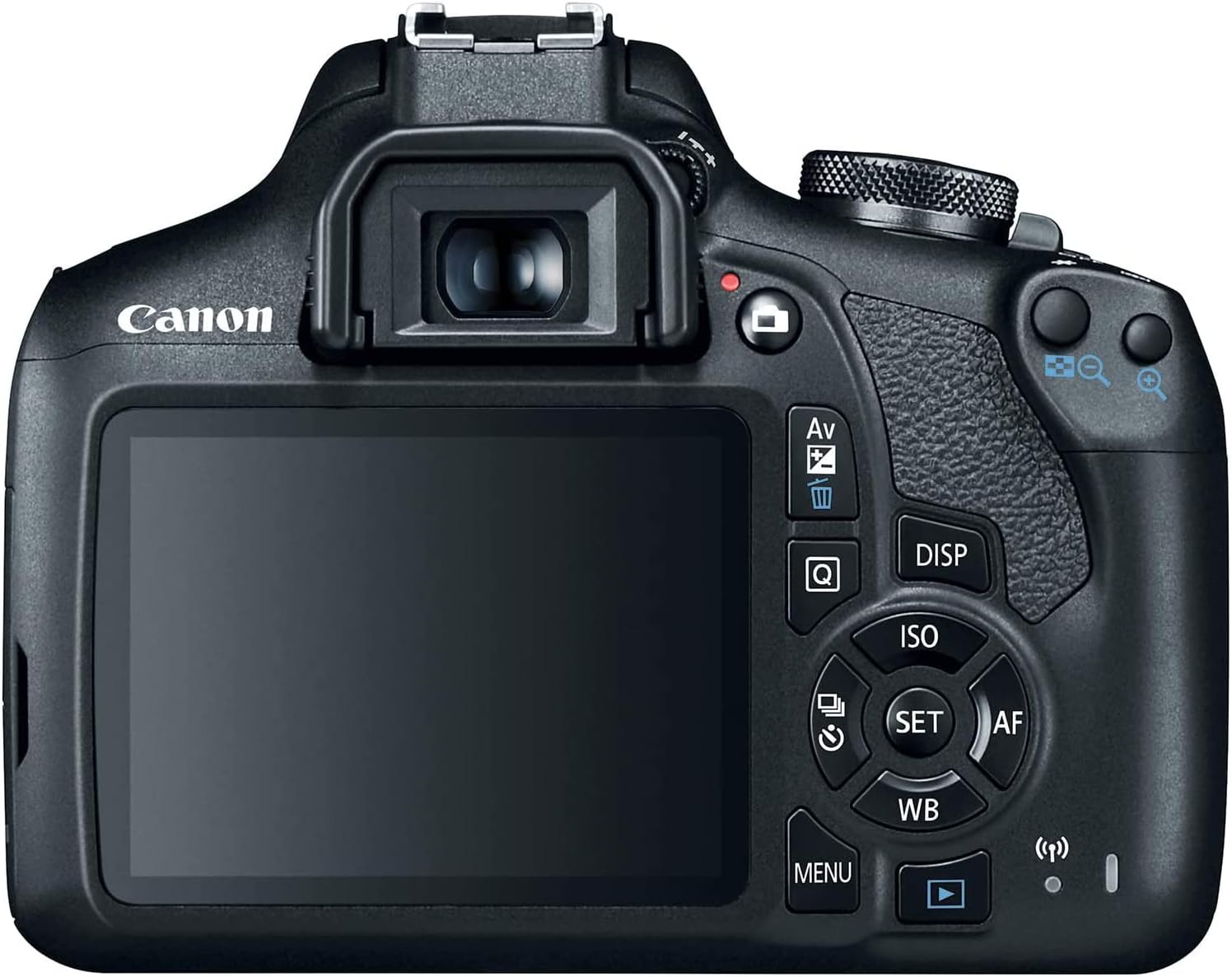 Canon EOS Rebel T7 DSLR Camera w/EF-S 18-55mm F/3.5-5.6 Zoom Lens + 32GB Memory + Case + Tripod + Filters + Accessory Bundle (Renewed)