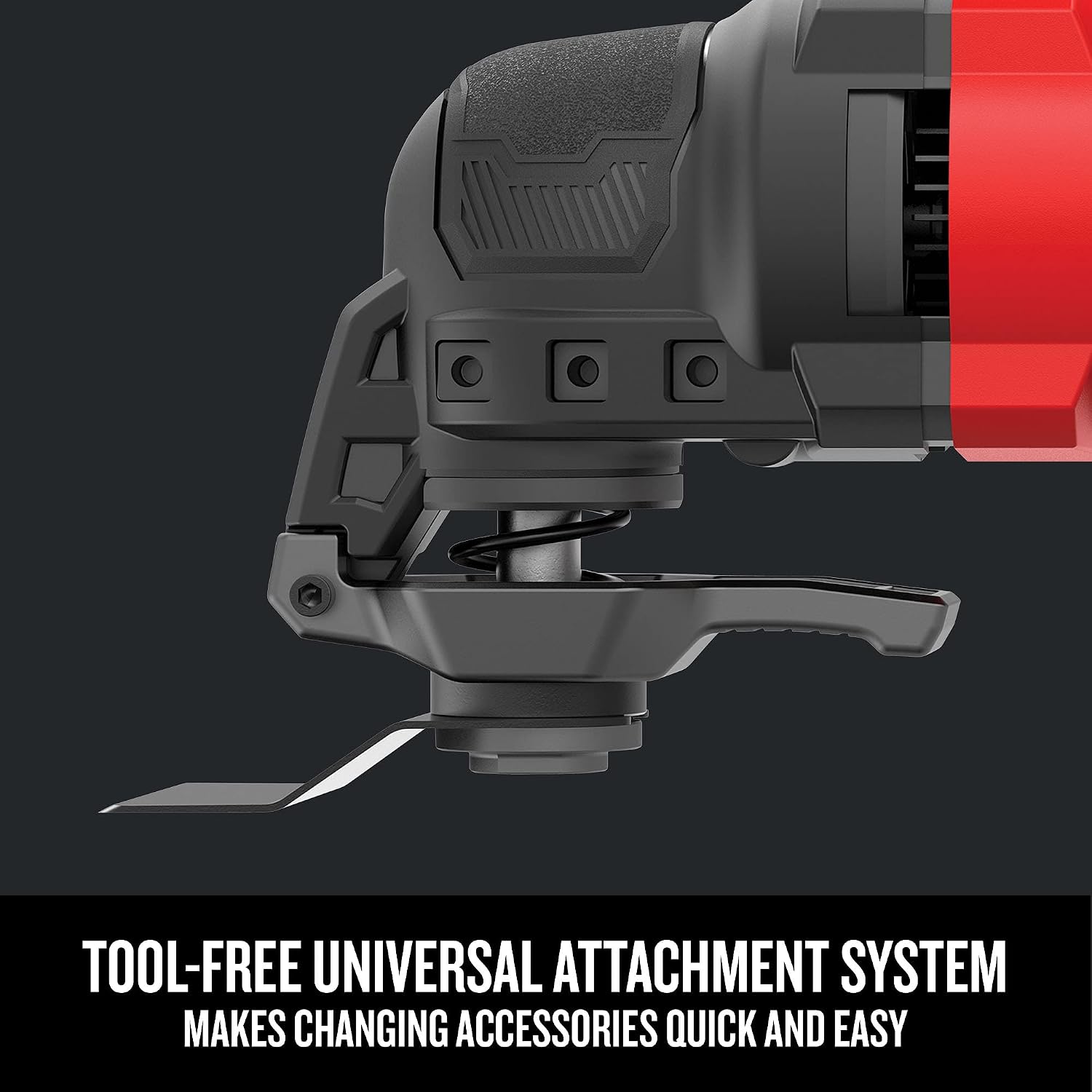 CRAFTSMAN Oscillating Tool, 3-Amp, Includes Universal Tool-free Accessory System, Blades, Sandpaper and Tool Bag, Corded (CMEW401)