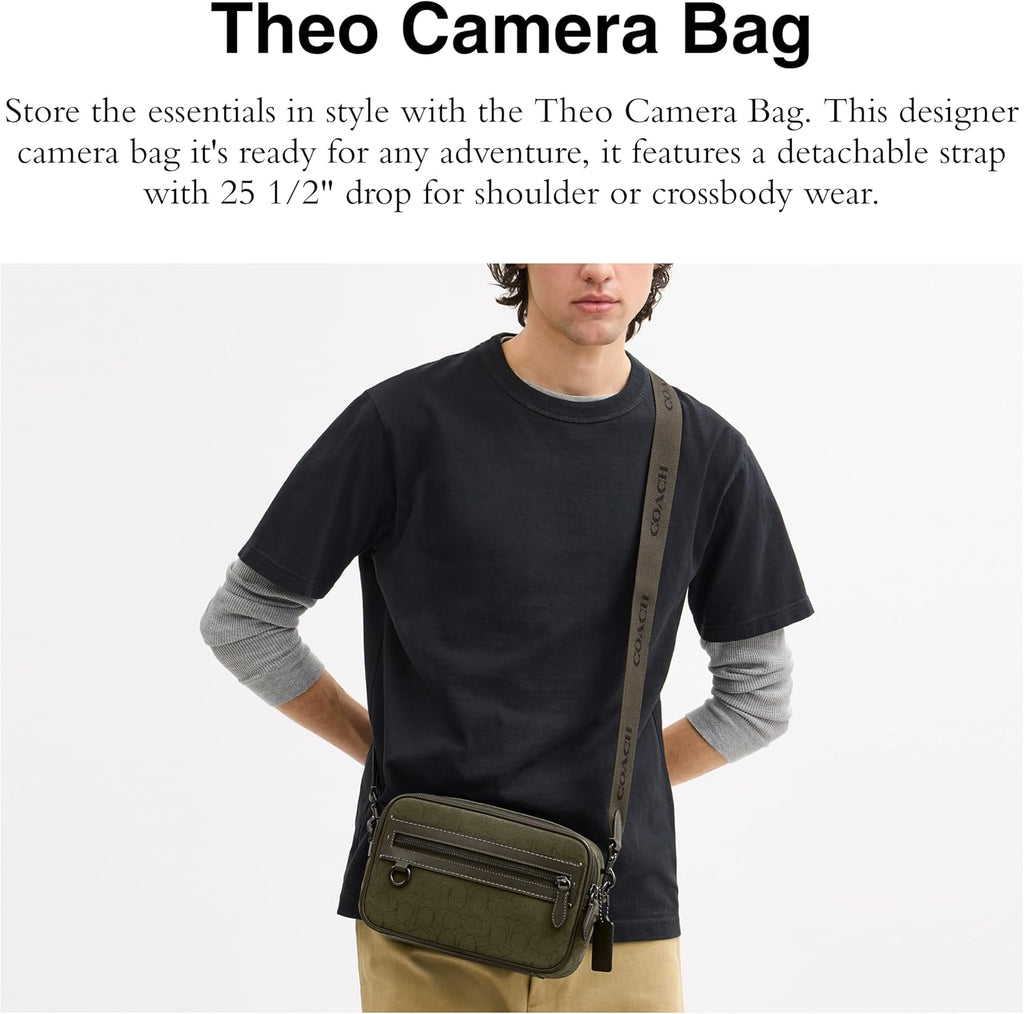Coach Theo Camera Bag in Signature Jacquard