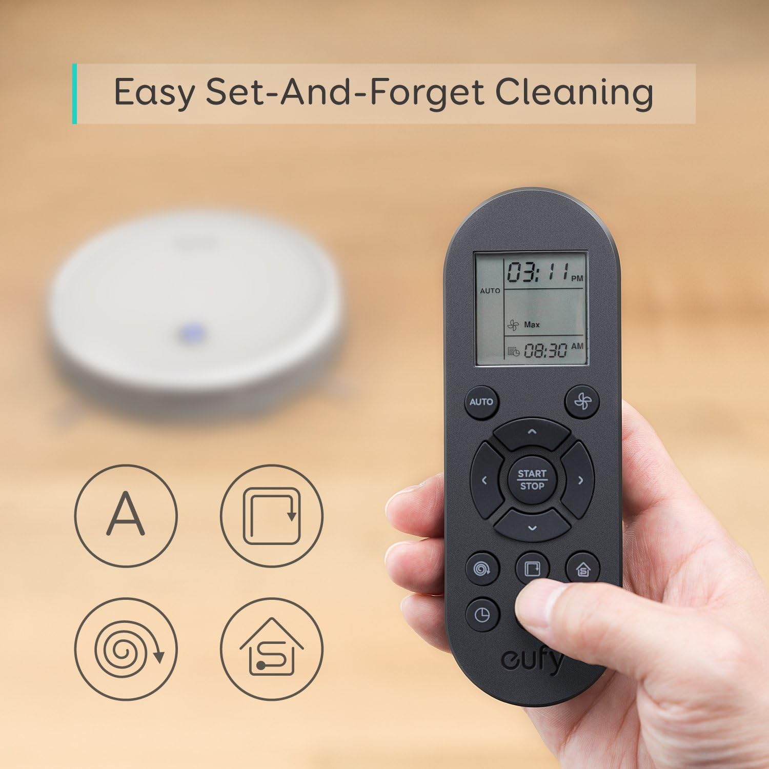 eufy BoostIQ RoboVac 11S (Slim), Robot Vacuum Cleaner, Super-Thin,Powerful Suction, Quiet, Self-Charging Robotic Vacuum Cleaner, Cleans Hard Floors to Medium-Pile Carpets